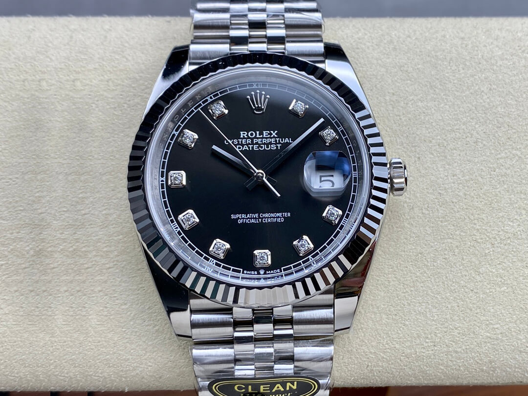 Replica Rolex Datejust M126334-0012 1:1 Best Edition Black Dial - DEEPREPS