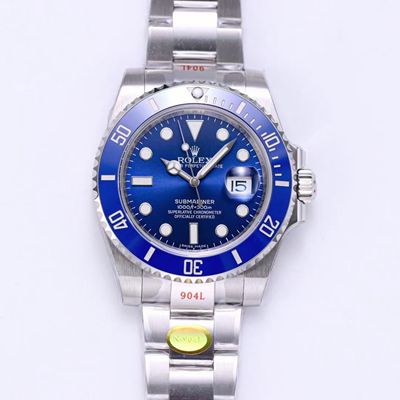 Rolex Submariner Replica 116619LB-97209 1:1 Best Edition V10 Blue Dial - DEEPREPS