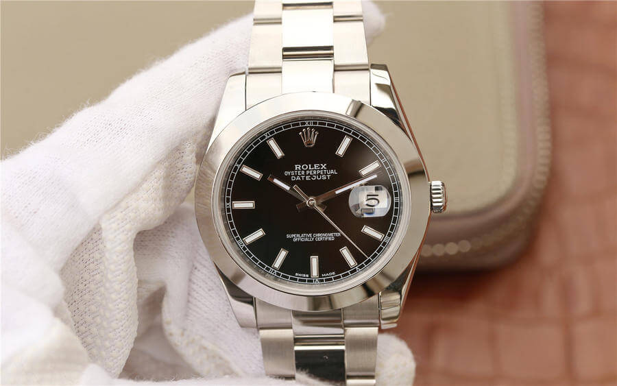Replica Rolex Datejust M126300-0011 1:1 Best Edition Black Dial - DEEPREPS