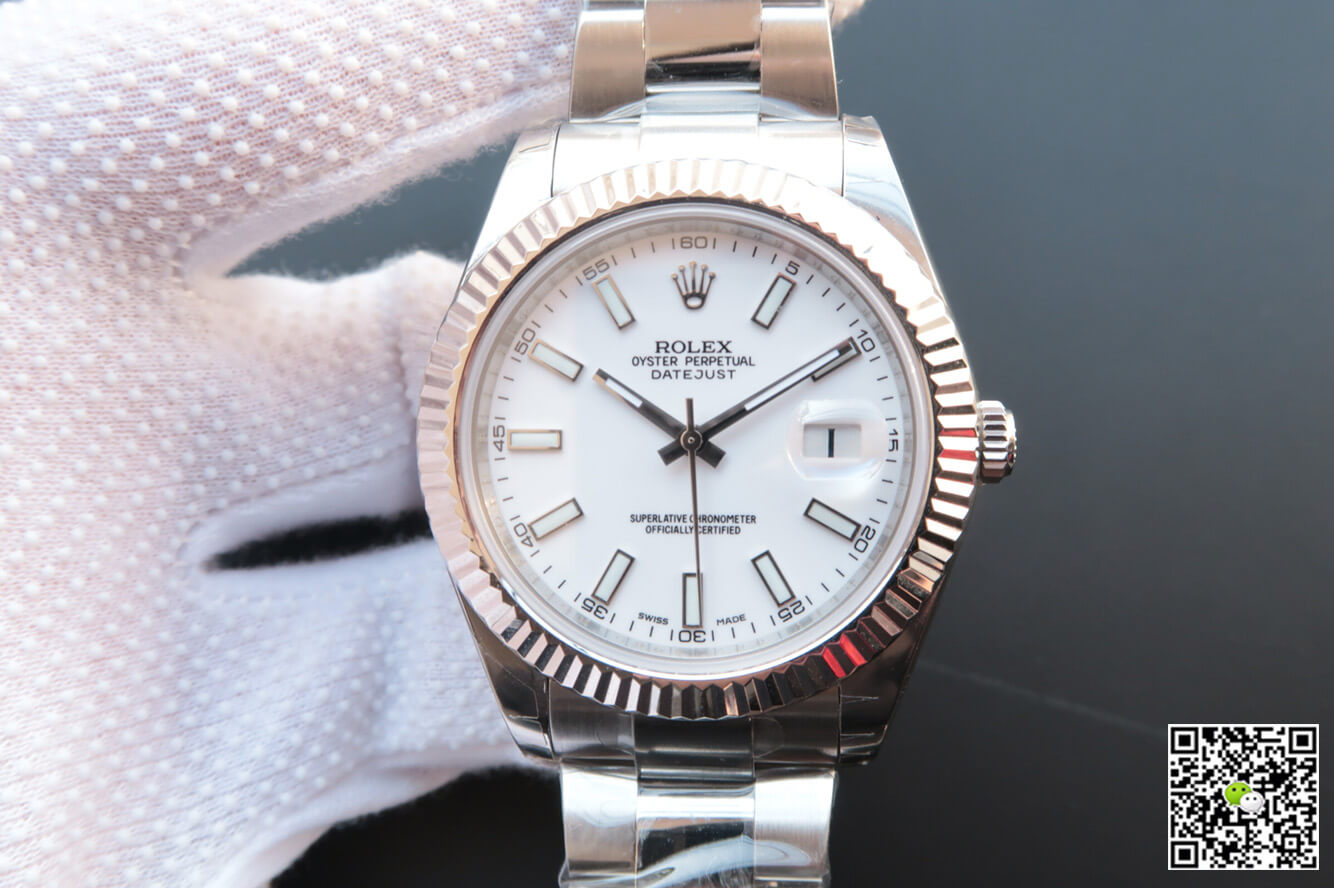 Replica Rolex Datejust M126334-0009 1:1 Best Edition White Dial - DEEPREPS