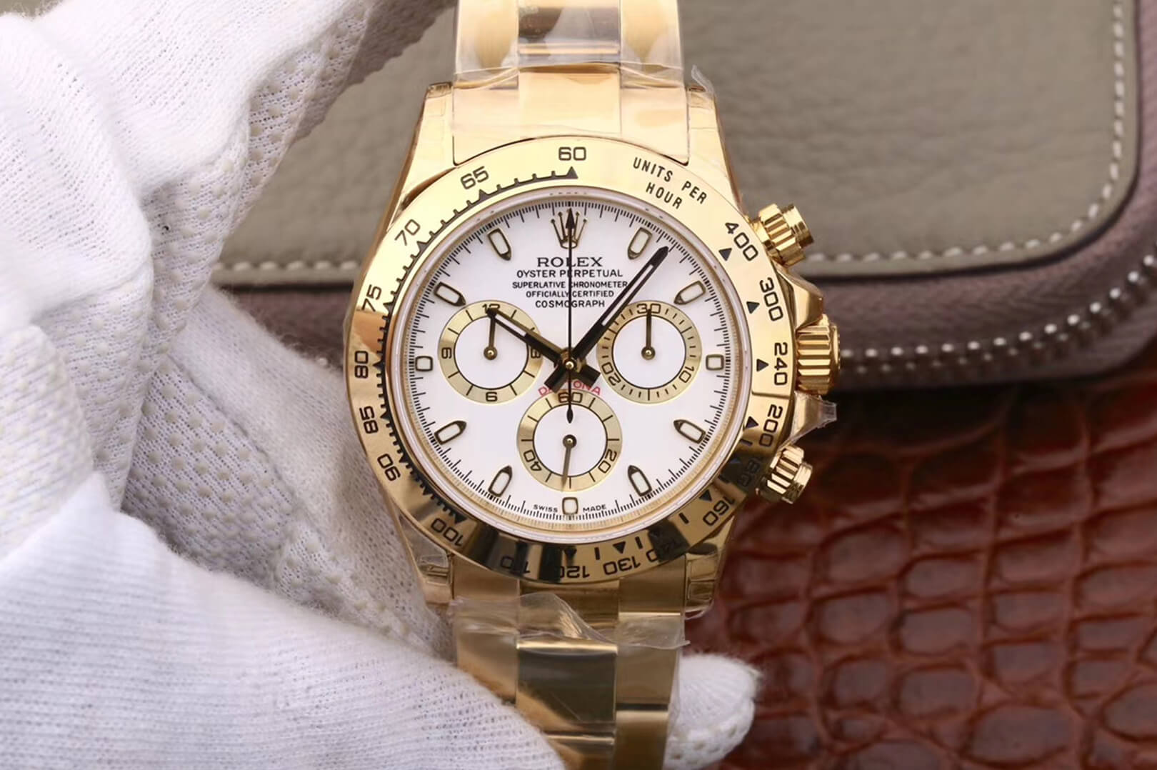 Replica Rolex Daytona Cosmograph M116508-0001 1:1 Best Edition White Dial - DEEPREPS