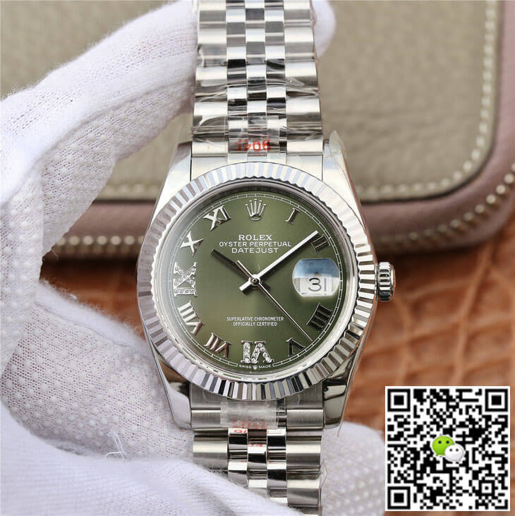 Replica Rolex Datejust 36MM 1:1 Best Edition Diamond-set Dial - DEEPREPS