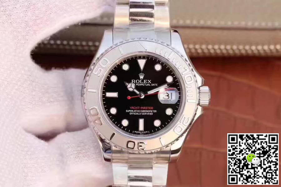 Replica Rolex Yacht-Master 40mm 116622 1:1 Best Edition Black Dial - DEEPREPS