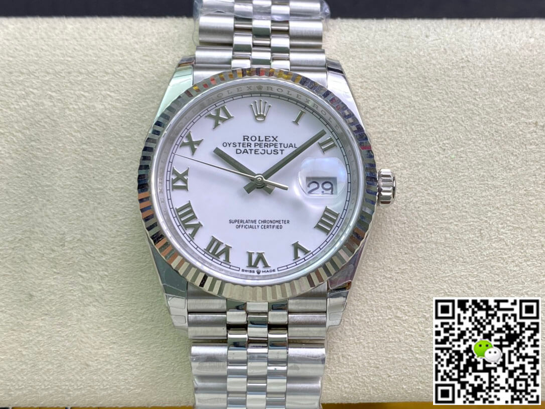 Replica Rolex Datejust M126234-0025 1:1 Best Edition White Dial - DEEPREPS