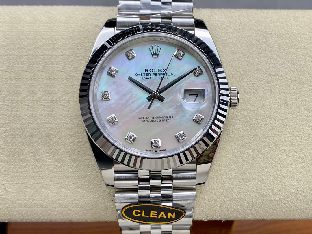 Replica Rolex Datejust M126334-0020 1:1 Best Edition Diamond Dial - DEEPREPS