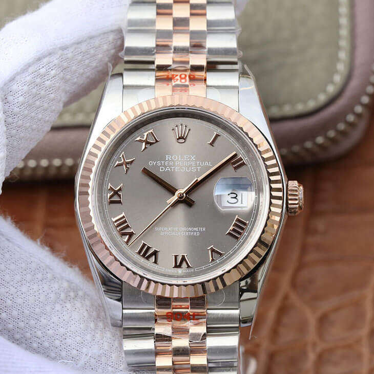 Replica Rolex Datejust 116231-0087 36MM 1:1 Best Edition Silver Dial - DEEPREPS