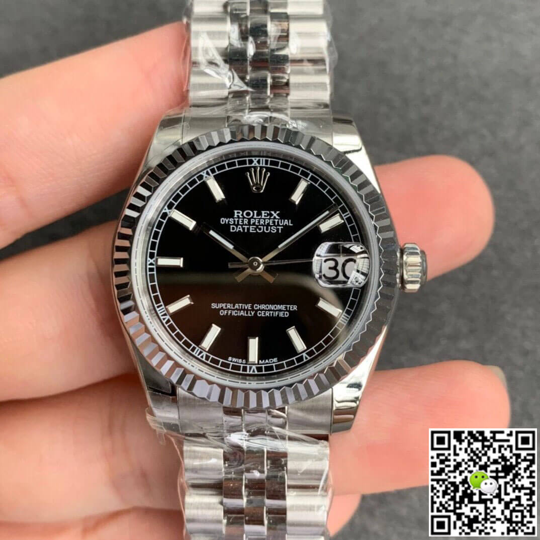 Replica Rolex Datejust M178274-0004 1:1 Best Edition Black Dial - DEEPREPS