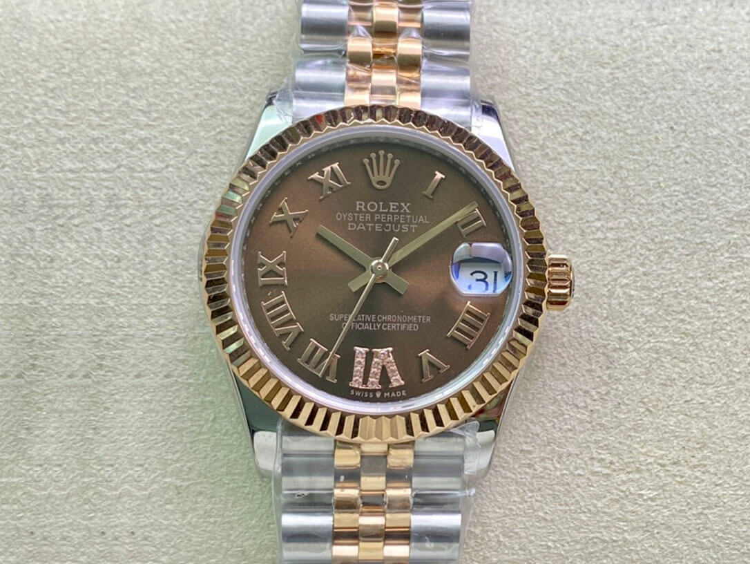 Replica Rolex Datejust M278271-0004 31MM 1:1 Best Edition Brown Dial - DEEPREPS
