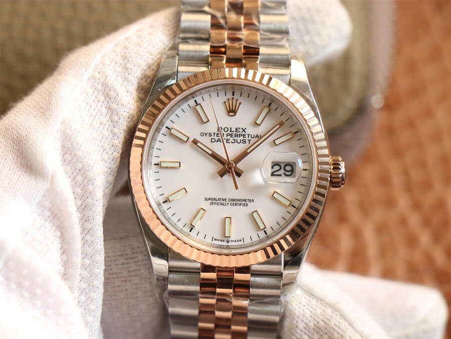 Replica Rolex Datejust M126231-0017 1:1 Best Edition White Dial - DEEPREPS