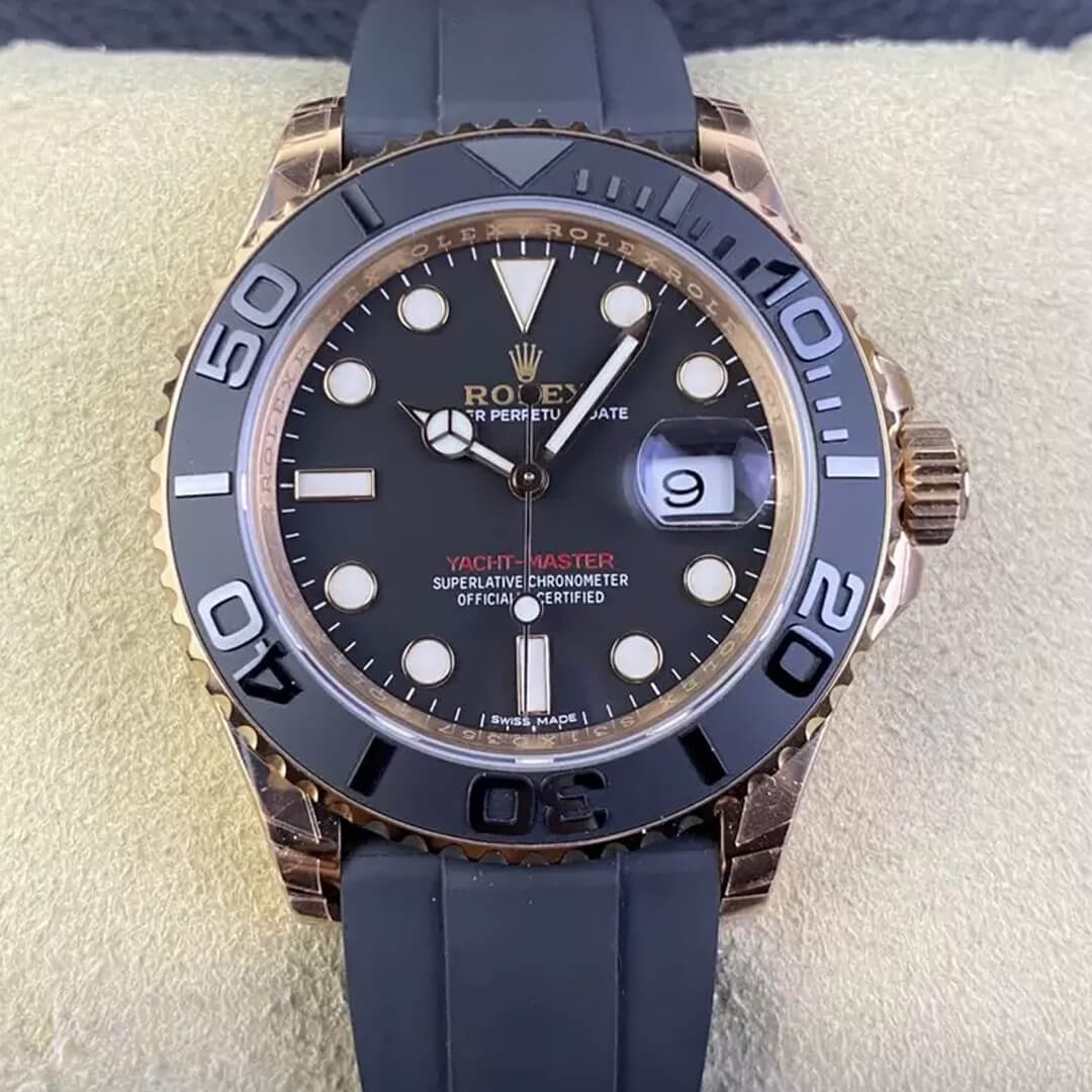 Replica Rolex Yacht Master M126655-0002 40MM 1:1 Best Edition Rose Gold - DEEPREPS