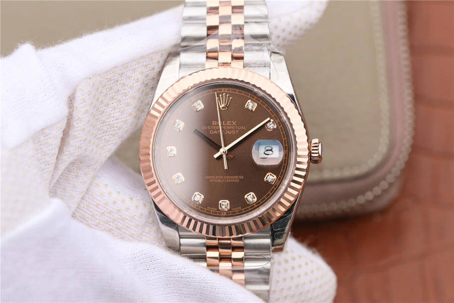 Replica Rolex Datejust M126331-0004 1:1 Best Edition Brown Dial - DEEPREPS