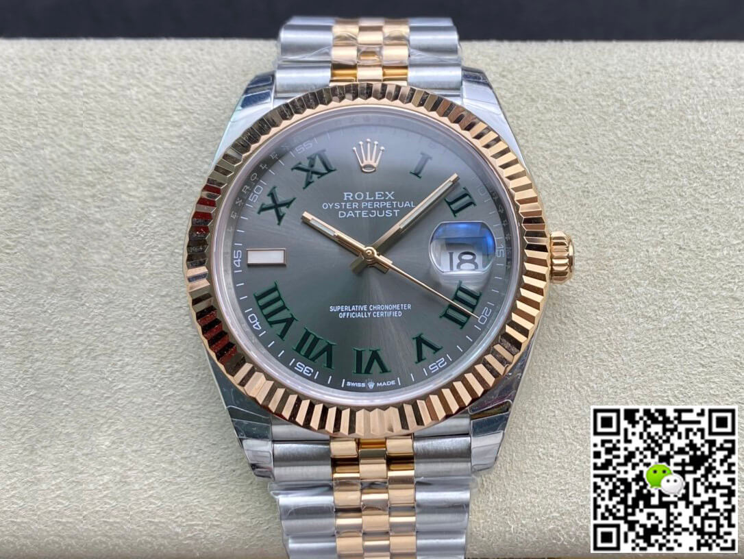 Replica Rolex Datejust M126331-0016 1:1 Best Edition Green Dial - DEEPREPS