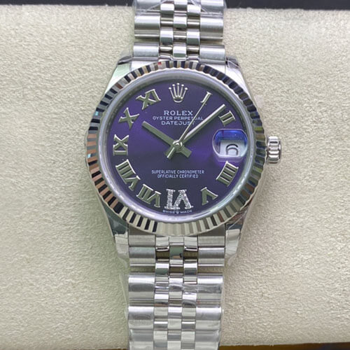 Replica Rolex Datejust M178274-0088 1:1 Best Edition Purple Dial - DEEPREPS