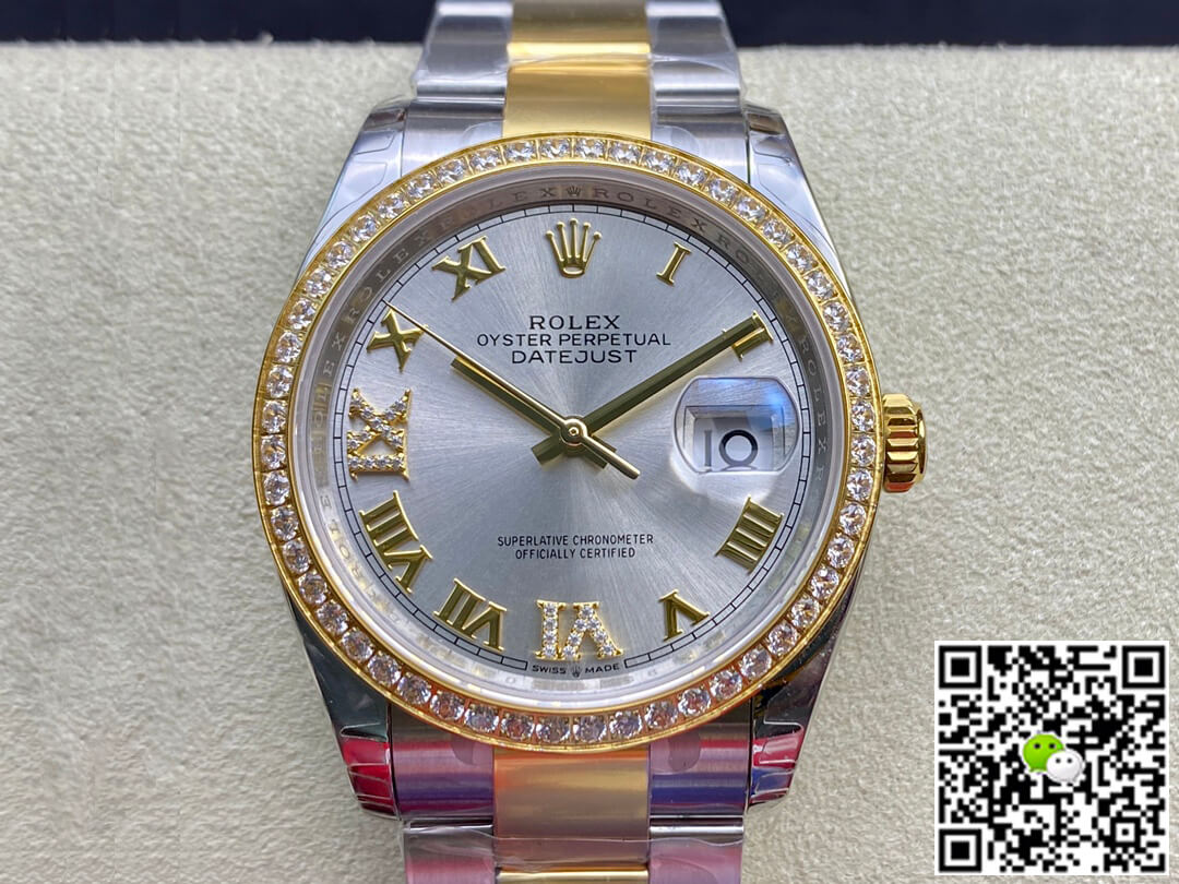 Replica Rolex Datejust M126283RBR-0018 1:1 Best Edition Silver Dial - DEEPREPS