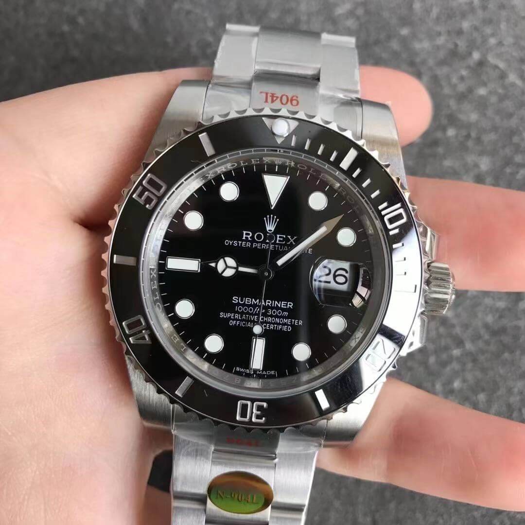 Rolex Submariner Replica 116610LN 1:1 Best Edition Noob Factory V12 Black Dial - DEEPREPS