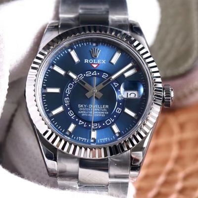 Replica Rolex Sky Dweller M326934-0003 1:1 Best Edition  Blue Dial Swiss ETA9001 - DEEPREPS