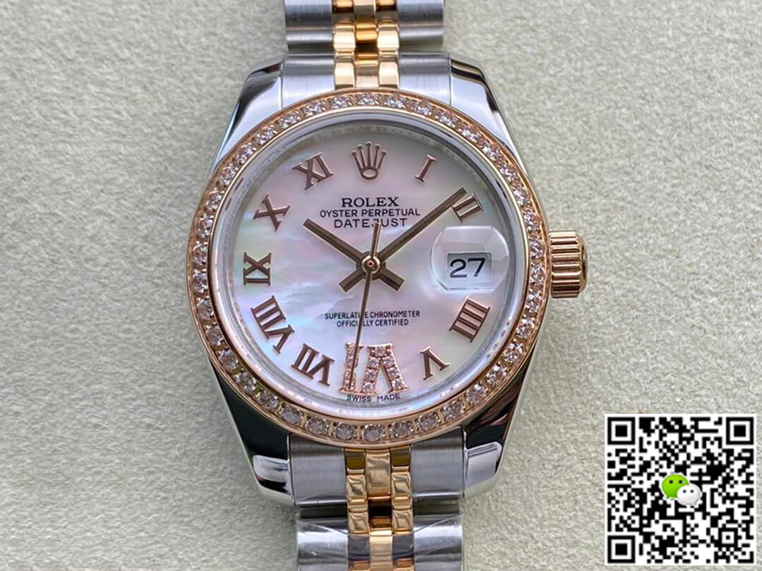 Replica Rolex Datejust 28MM 1:1 Best Edition Mother-of-pearl Dial - DEEPREPS