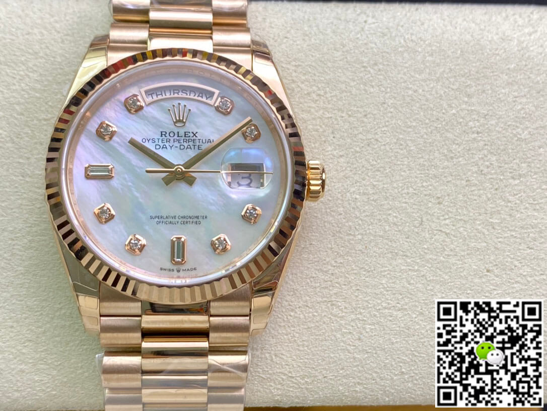 Replica Rolex Day Date M128235-0029 1:1 Best Edition Rose Gold - DEEPREPS