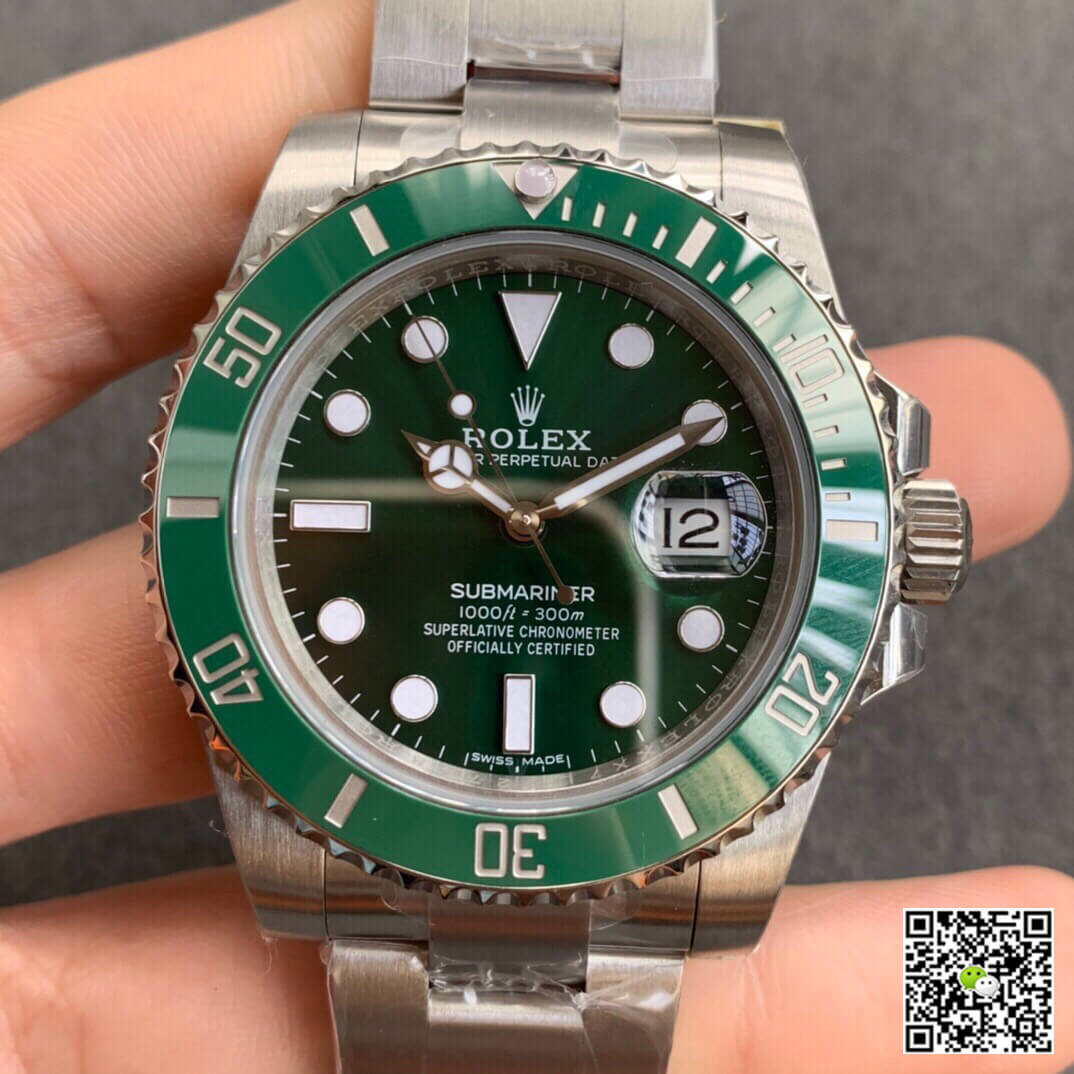Rolex Submariner Replica 116610LV 40MM 1:1 Best Edition ZZ Factory V2S Green Bezel - DEEPREPS