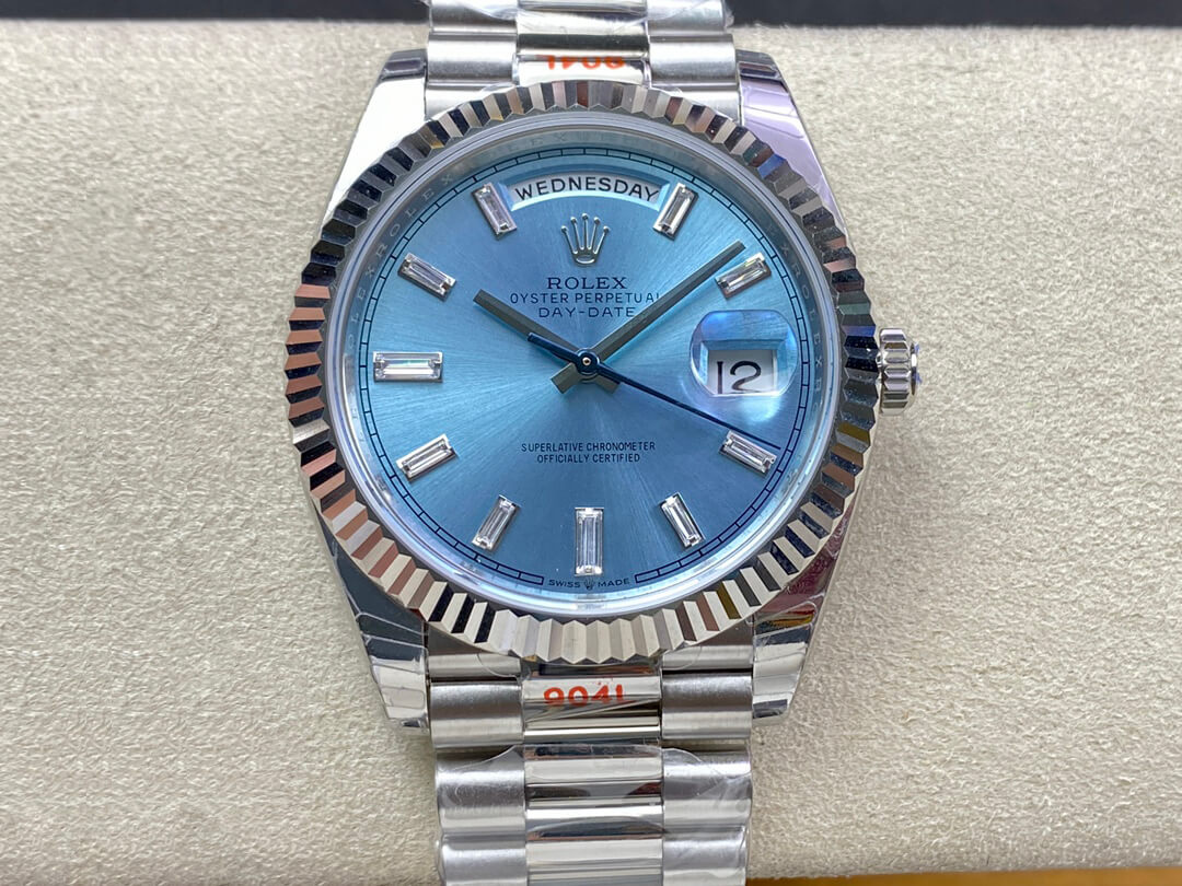 Replica Rolex Day Date M228236-0006 1:1 Best Edition Ice Blue Dial - DEEPREPS