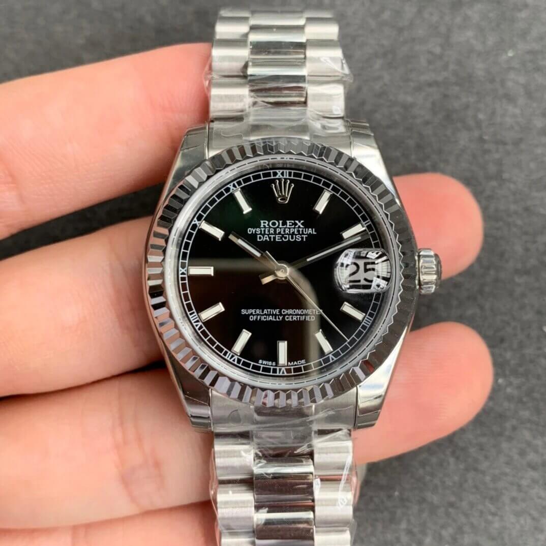 Replica Rolex Datejust M178274-0034 1:1 Best Edition Black Dial - DEEPREPS