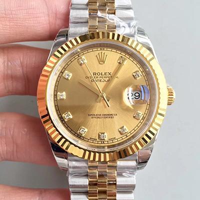Rolex Dupe Datejust II 41mm 116333 1:1 Best Edition Swiss ETA2836 Champagne Dial - DEEPREPS