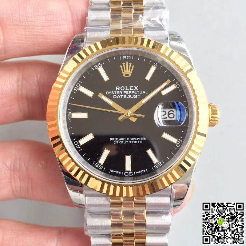 Rolex Dupe Datejust II 41mm 126333 Men Watches 1:1 Best Edition Swiss ETA3255 Black Dial - DEEPREPS