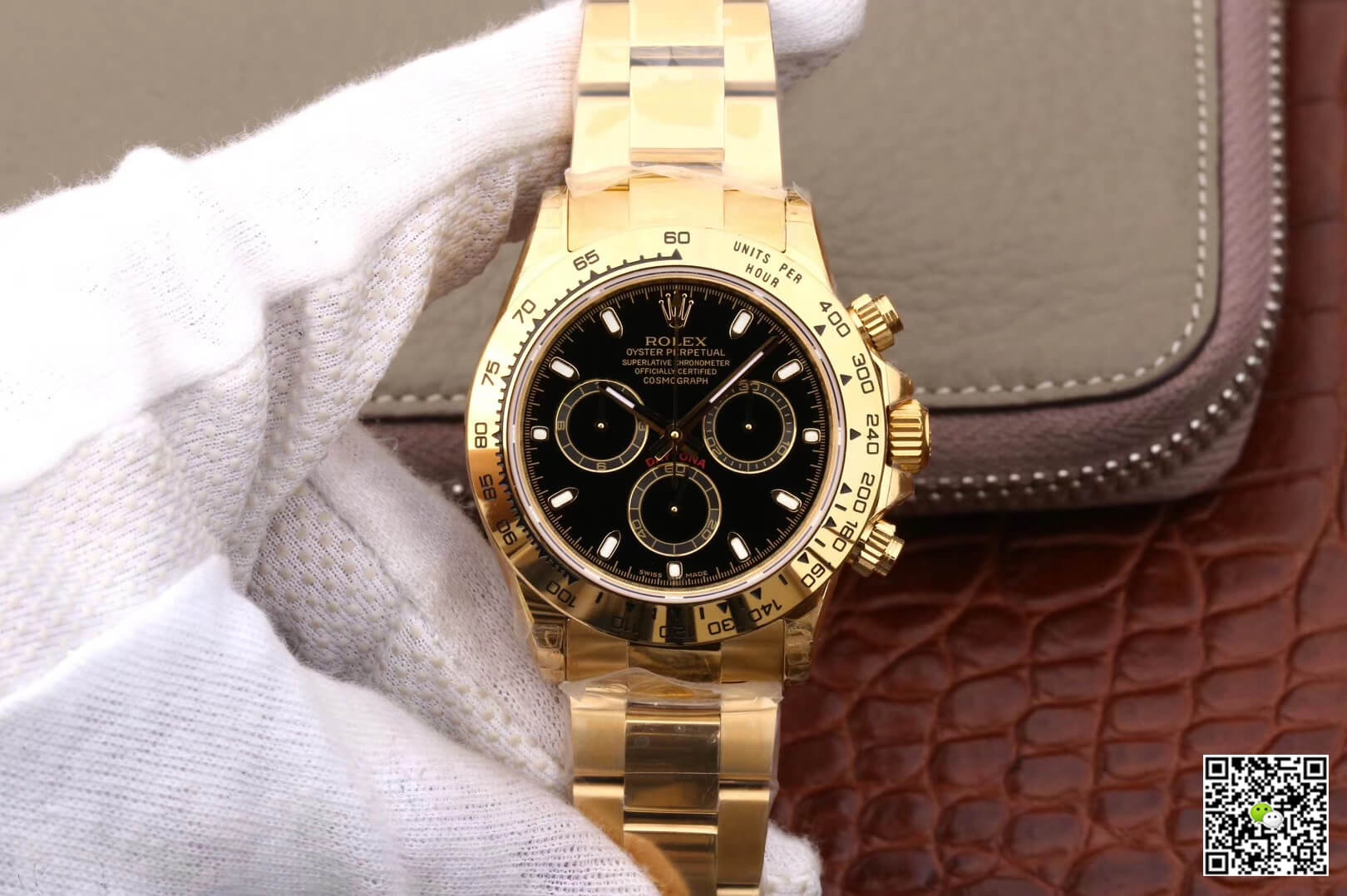 Replica Rolex Daytona Cosmograph M116508-0004 1:1 Best Edition Black Dial - DEEPREPS