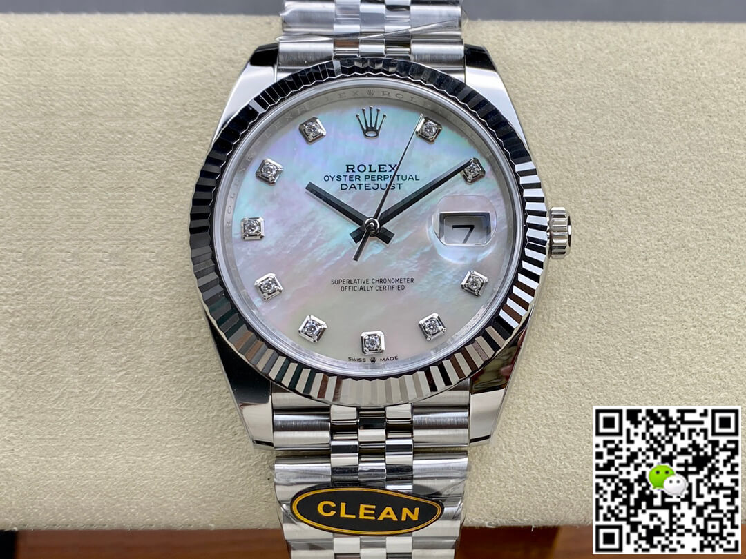 Replica Rolex Datejust M126334-0020 1:1 Best Edition Diamond Dial - DEEPREPS