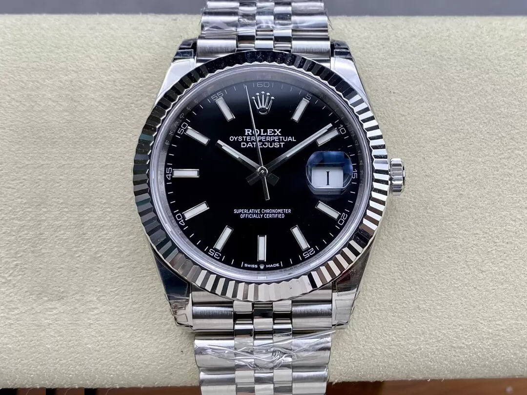 Replica Rolex Datejust M126334-0018 1:1 Best Edition Black Dial - DEEPREPS