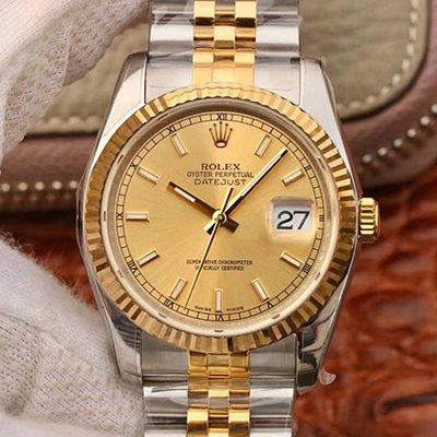 Rolex Dupe Datejust II 116333 1:1 Best Edition Swiss ETA3135 Champagne Dial - DEEPREPS