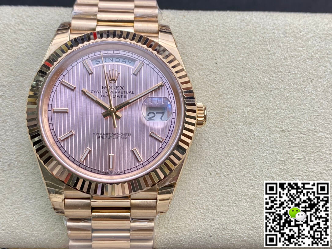 Replica Rolex Day Date M228235-0005 1:1 Best Edition Rose Gold - DEEPREPS