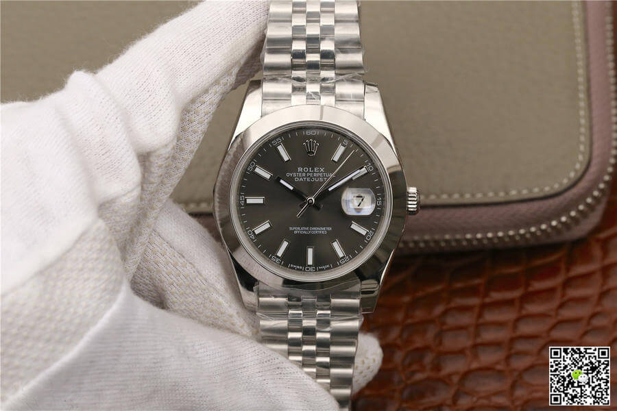 Replica Rolex Datejust M126300-0008 1:1 Best Edition Grey Dial - DEEPREPS