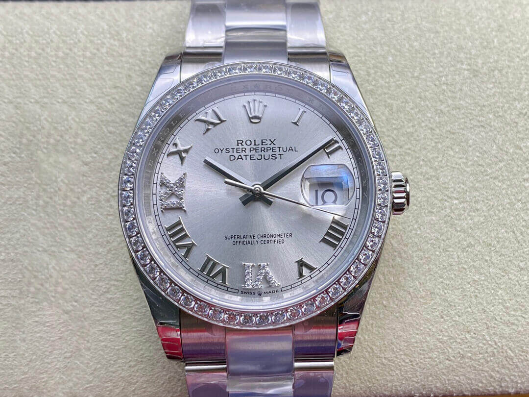 Replica Rolex Datejust M126284RBR-0022 1:1 Best Edition Silver Dial - DEEPREPS