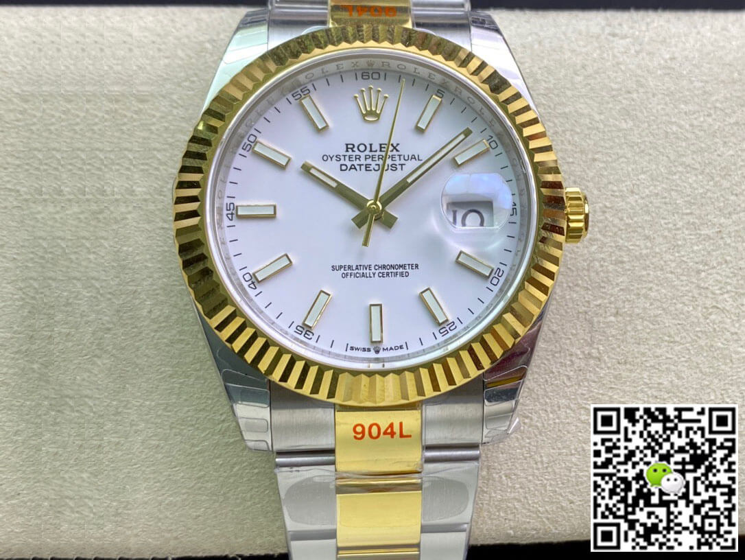 Replica Rolex Datejust M126333-0015 1:1 Best Edition White Dial - DEEPREPS