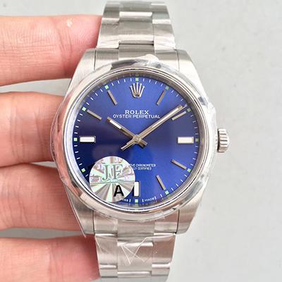 Replica Rolex Oyster Perpetual 39mm 114300 1:1 Best Edition Swiss ETA3132 Blue Dial - DEEPREPS