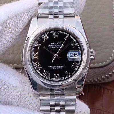 Rolex Dupe Datejust 36mm 116234 1:1 Best Edition Swiss ETA3135 Black Dial - DEEPREPS