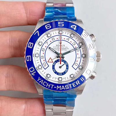 Replica Rolex Yacht-Master II 116680 1:1 Best Edition White Dial - DEEPREPS