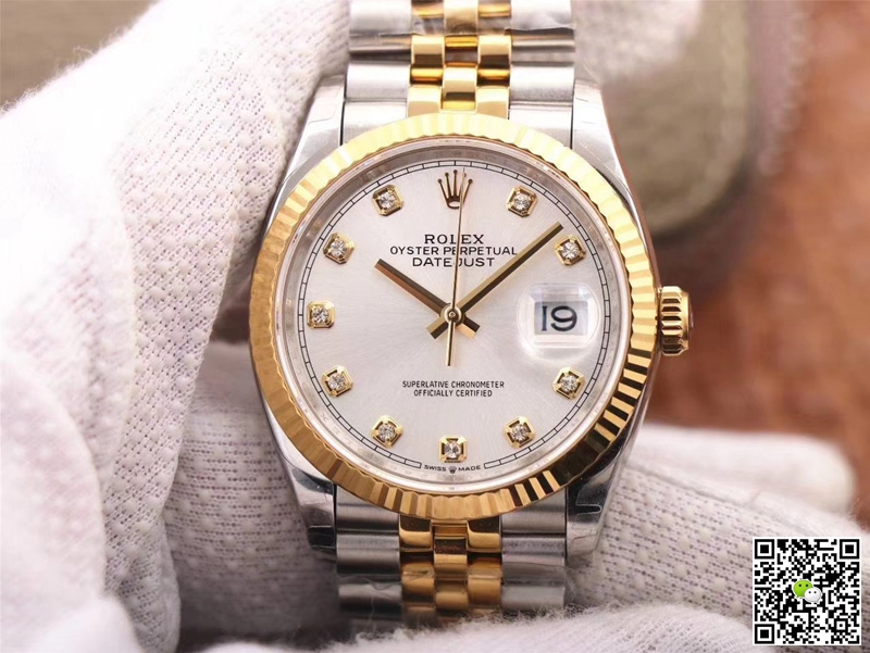 Replica Rolex Datejust 126233 1:1 Best Edition White Dial Swiss ETA3235 - DEEPREPS