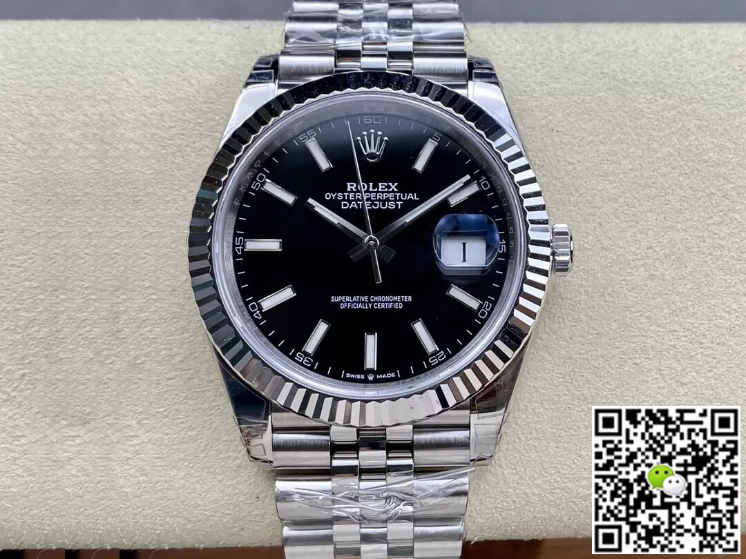 Replica Rolex Datejust M126334-0018 1:1 Best Edition Black Dial - DEEPREPS