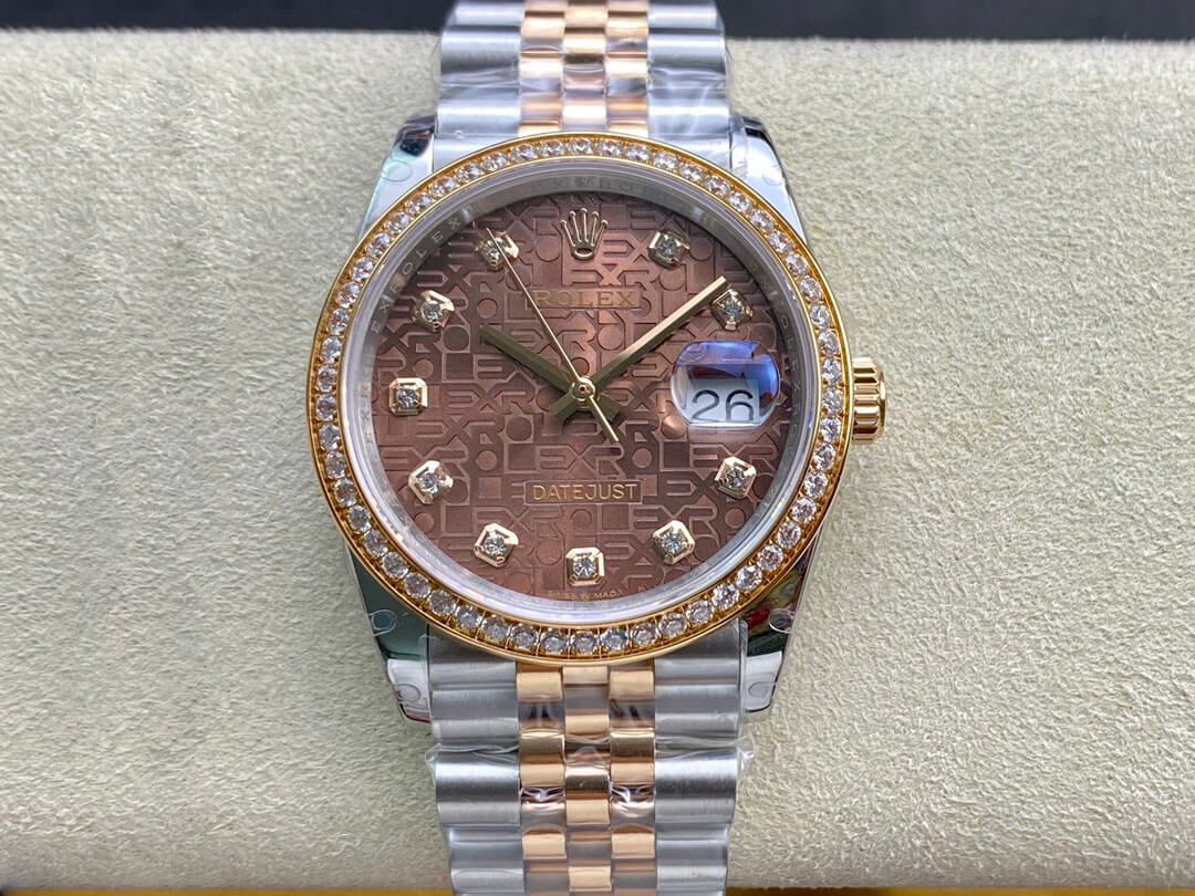 Replica Rolex Datejust M126281RBR-0013 1:1 Best Edition Brown Dial - DEEPREPS