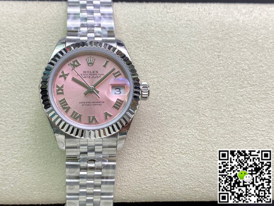 Replica Rolex Datejust M279174-0017 28MM 1:1 Best Edition EW Factory Pink Dial - DEEPREPS
