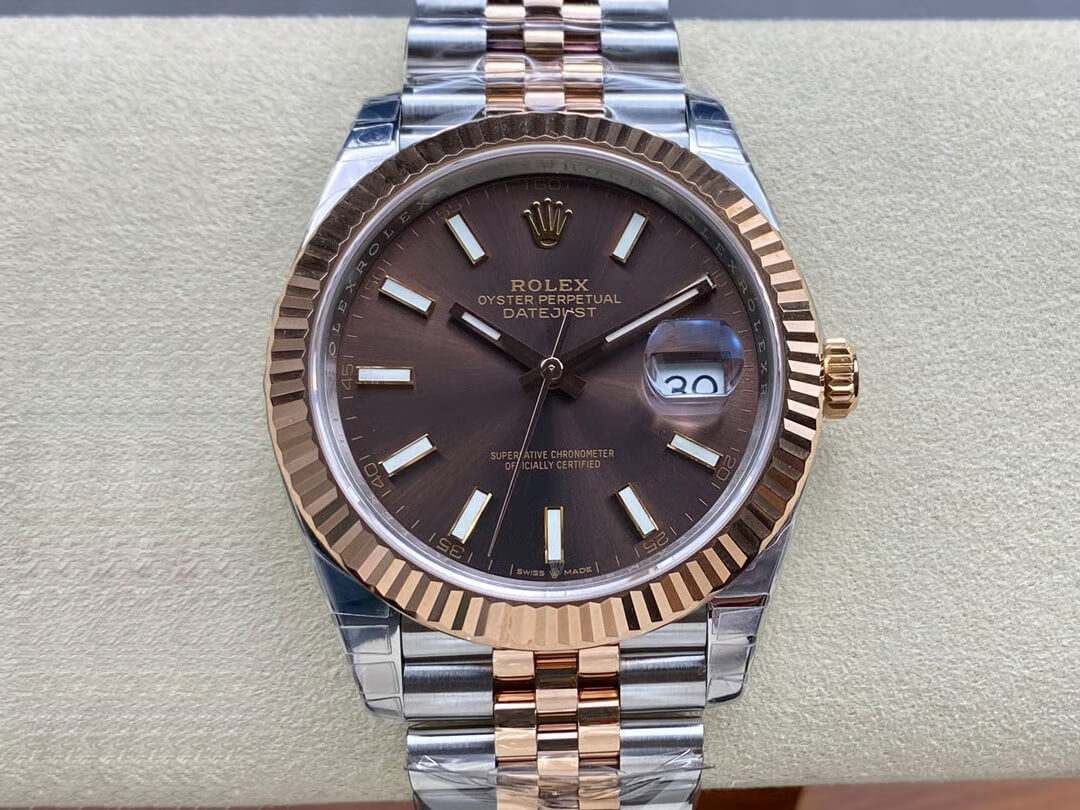 Replica Rolex Datejust M126331-0002 1:1 Best EditionBrown Dial - DEEPREPS