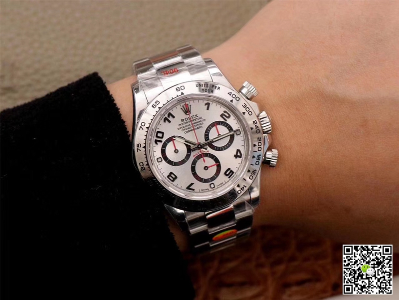 Rolex Daytona Replica Cosmograph 116509-78599 1:1 Best Edition White Dial Swiss ETA4130 - DEEPREPS