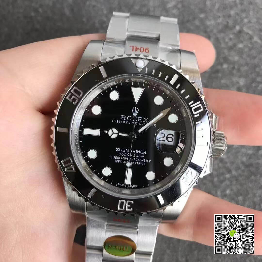 Rolex Submariner Replica 116610LN 1:1 Best Edition Noob Factory V12 Black Dial - DEEPREPS