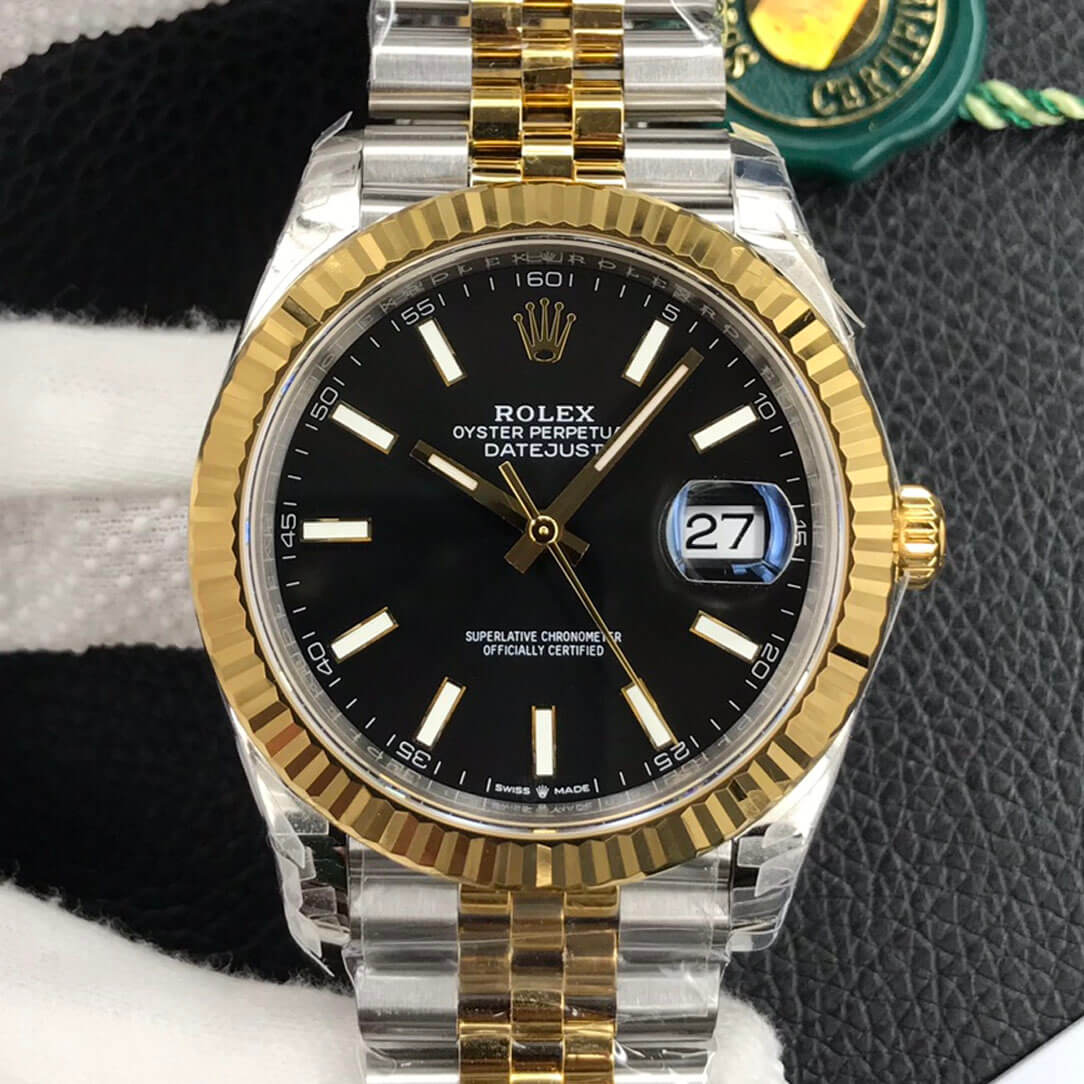 Replica Rolex Datejust M126333-0014 1:1 Best Edition Black Dial - DEEPREPS