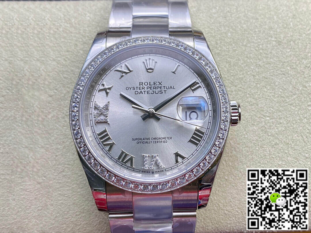 Replica Rolex Datejust M126284RBR-0022 1:1 Best Edition Silver Dial - DEEPREPS
