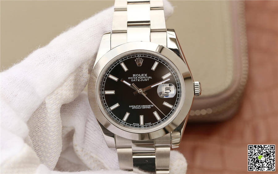 Replica Rolex Datejust M126300-0011 1:1 Best Edition Black Dial - DEEPREPS