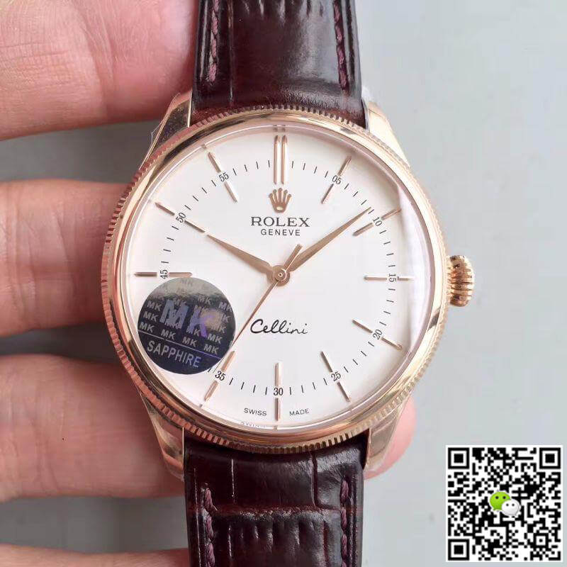 Replica Rolex Cellini 50505 1:1 Best Edition White Dial - DEEPREPS