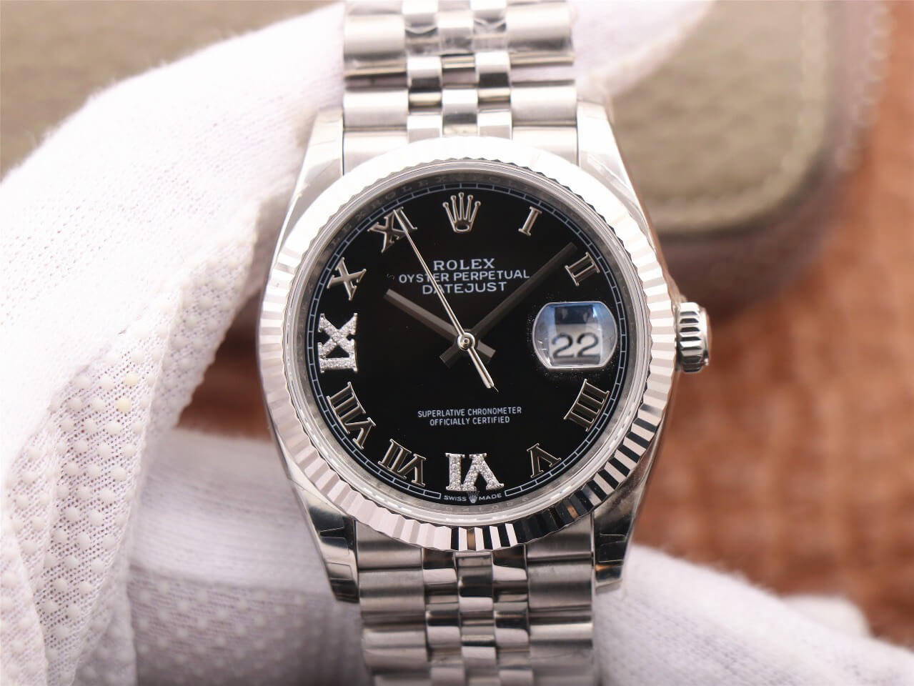 Replica Rolex Datejust M126233 36MM 1:1 Best Edition Black Dial - DEEPREPS